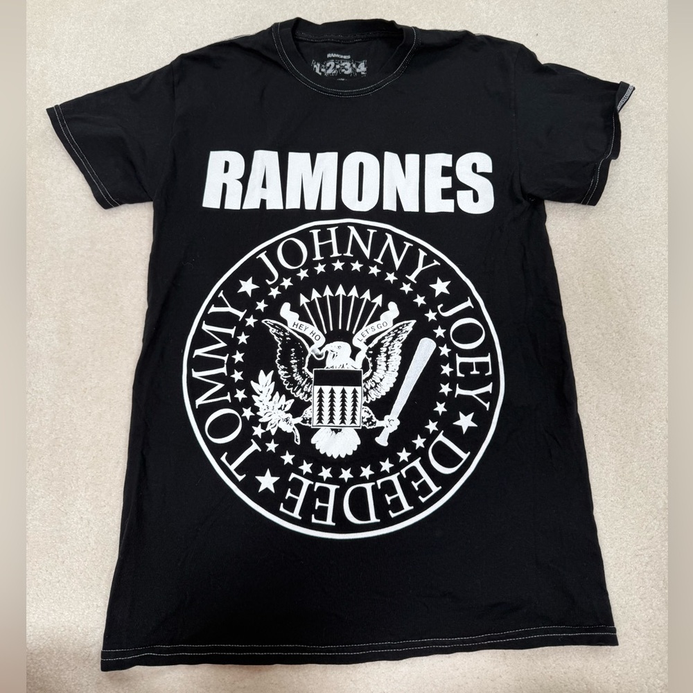 Black Ramones Graphic T-Shirt